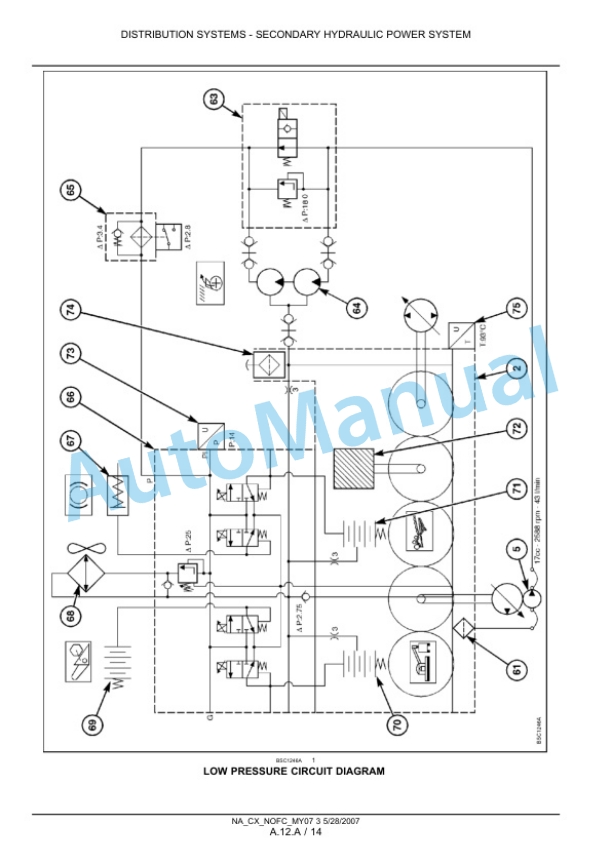 New Holland CX8070, CX8080, CX8090 Combine Repair Manual 87690998 4 New Holland CX8070, CX8080, CX8090 Combine Repair Manual 87690998-4