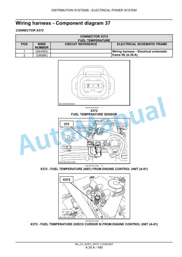 New Holland CX8070, CX8080, CX8090 Combine Repair Manual 87691000 3 New Holland CX8070, CX8080, CX8090 Combine Repair Manual 87691000-3