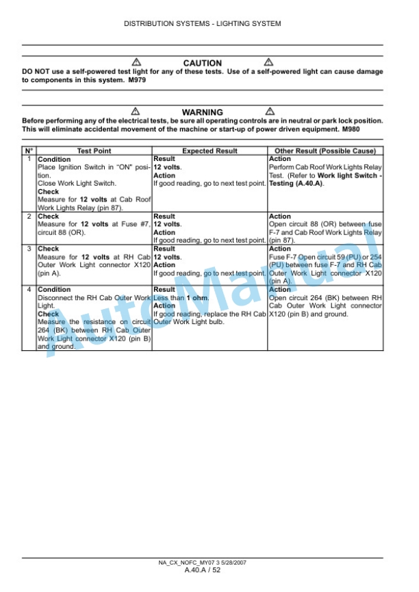 New Holland CX8070, CX8080, CX8090 Combine Repair Manual 87691001 4 New Holland CX8070, CX8080, CX8090 Combine Repair Manual 87691001-4