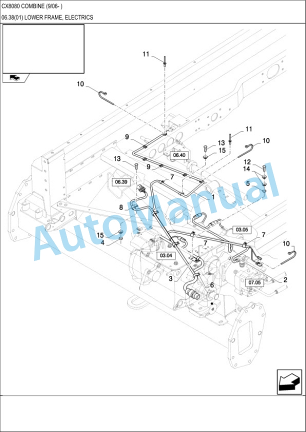 New Holland CX8080 Combine Operation and Maintenance Manual 2 New Holland CX8080 Combine Operation and Maintenance Manual-2