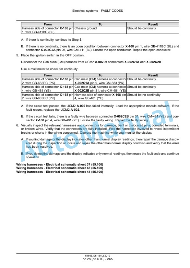 New Holland CX8.80, CX8.90 Combine Service Manual 51666395 4 New Holland CX8.80, CX8.90 Combine Service Manual 51666395 - Image 4