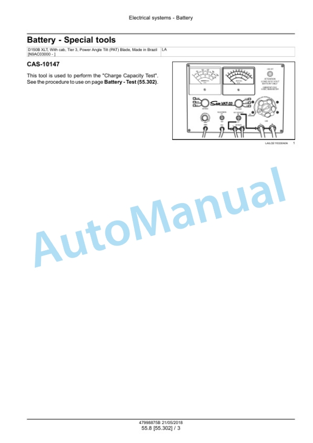 New Holland D150B Crawler Dozer Service Manual 47998875B 5 New Holland D150B Crawler Dozer Service Manual 47998875B - Image 5
