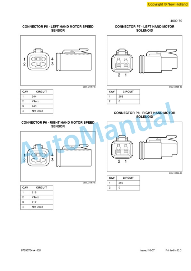 New Holland D150B Crawler Repair Manual 87693704A-EU 2 New Holland D150B Crawler Repair Manual 87693704A-EU-2