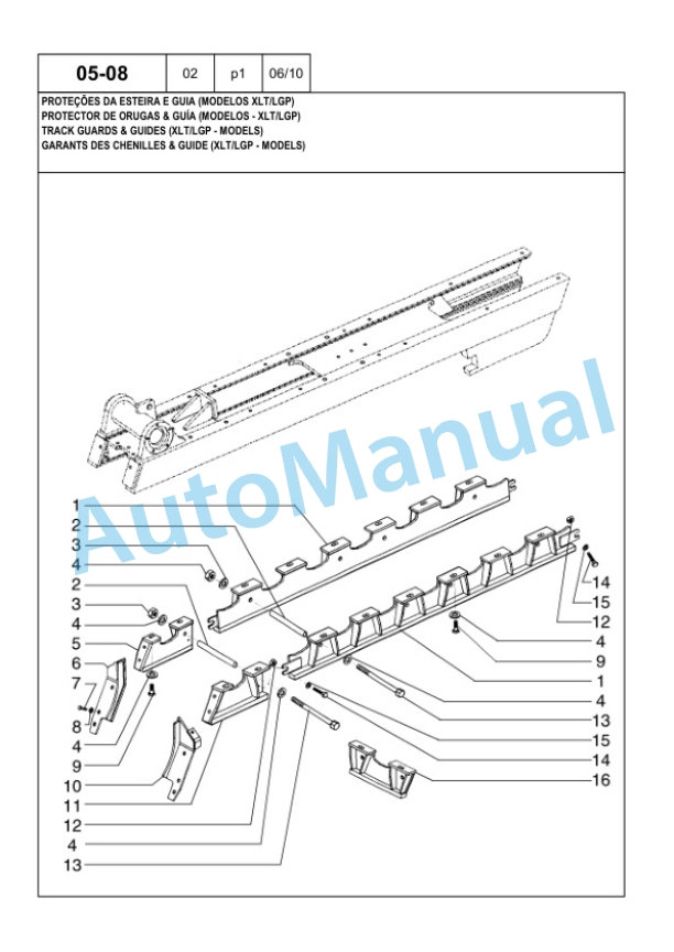 New Holland D150B Crawler Tractor Parts Catalogue 84282270 BR 3 New Holland D150B Crawler Tractor Parts Catalogue 84282270 BR-3