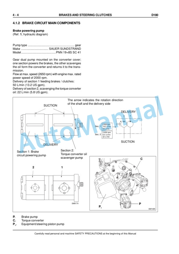 New Holland D180 Crawler Dozer Workshop Manual 6041352200 3 New Holland D180 Crawler Dozer Workshop Manual 6041352200-3