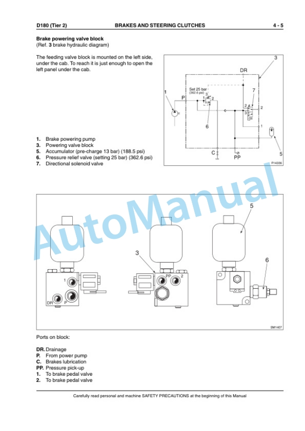 New Holland D180 Tier 2 Crawler Dozer Workshop Manual 6040239001 3 New Holland D180 Tier 2 Crawler Dozer Workshop Manual 6040239001-3