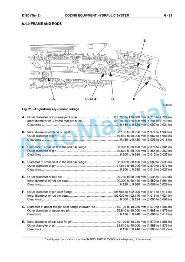 New Holland D180 Tier 2 Crawler Dozer Workshop Manual 6040239001 5 New Holland D180 Tier 2 Crawler Dozer Workshop Manual 6040239001-5
