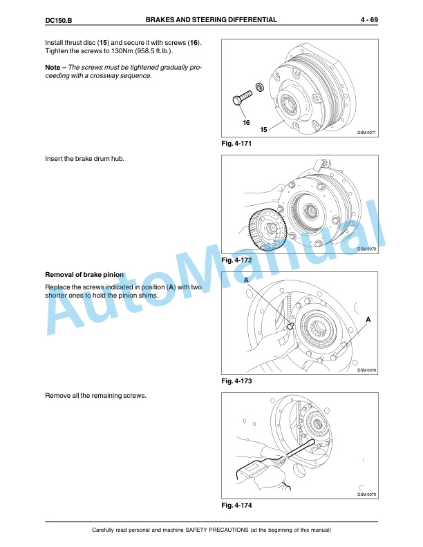 New Holland DC150.B Tier 2 Crawler Dozer Workshop Manual 6036708100 4 New Holland DC150.B Tier 2 Crawler Dozer Workshop Manual 6036708100 - Image 4