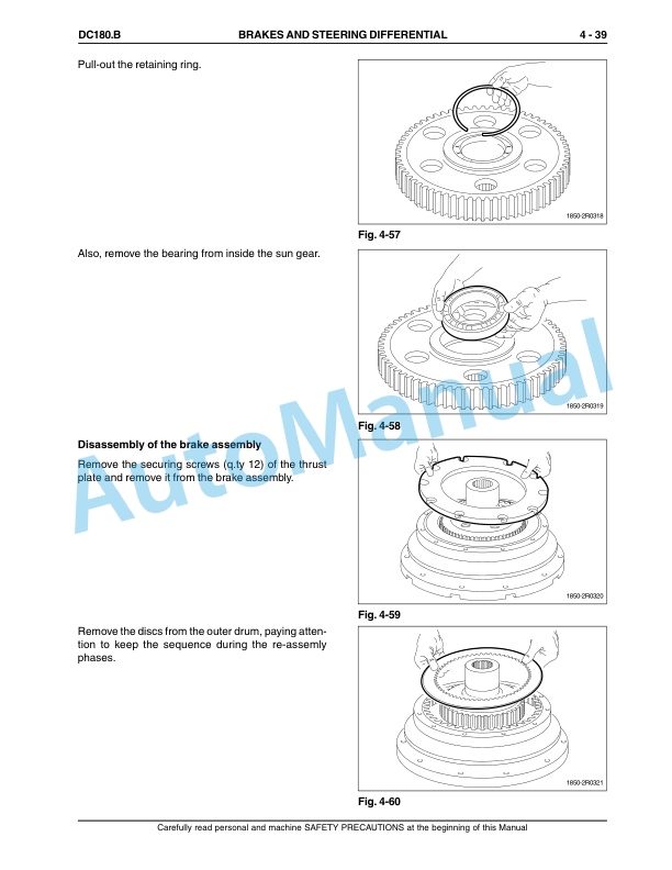 New Holland DC180.B Crawler Dozer Service Manual 6036709100NA 4 New Holland DC180.B Crawler Dozer Service Manual 6036709100NA - Image 4