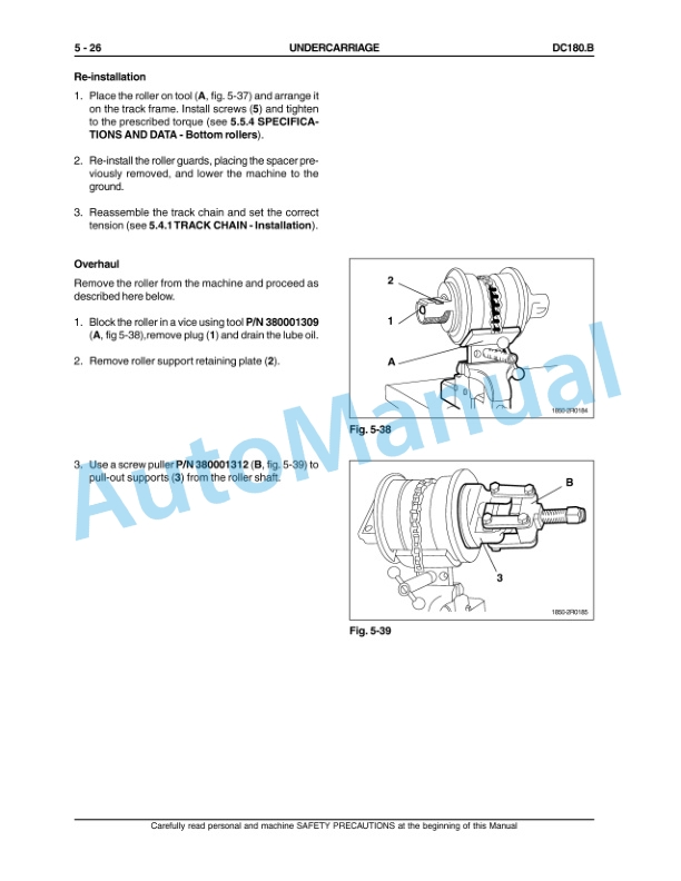 New Holland DC180.B Crawler Dozer Service Manual 6036709100NA 5 New Holland DC180.B Crawler Dozer Service Manual 6036709100NA - Image 5
