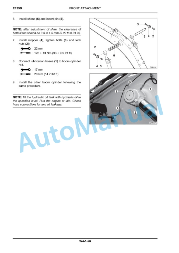 New Holland E135B ROPS Tier III Crawler Excavator Service Manual 84392415A 5 New Holland E135B ROPS Tier III Crawler Excavator Service Manual 84392415A-5
