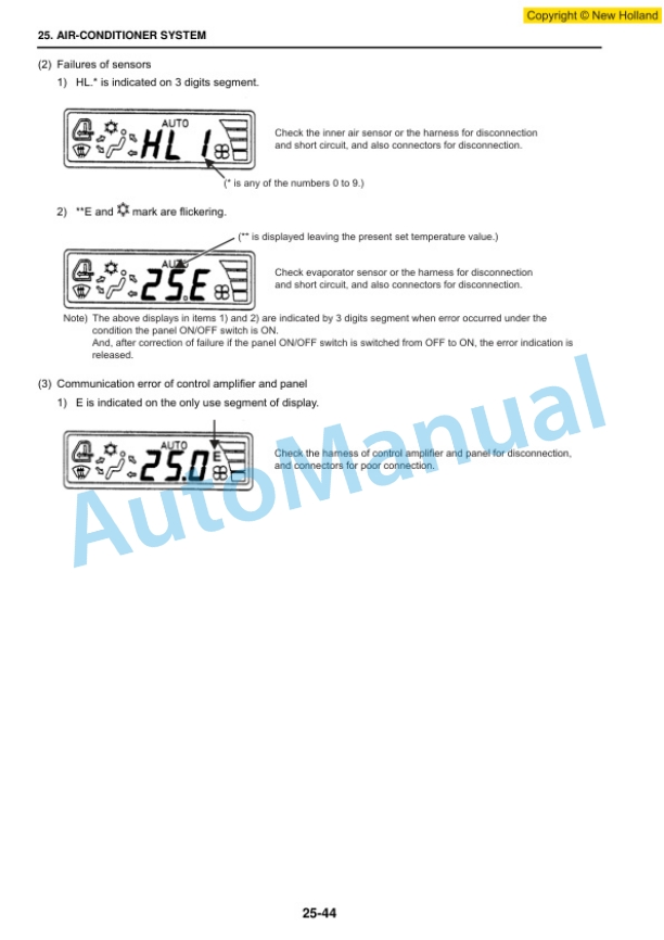 New Holland E135BSR Mini Excavator Service Manual 87743920A 3 New Holland E135BSR Mini Excavator Service Manual 87743920A - Image 3