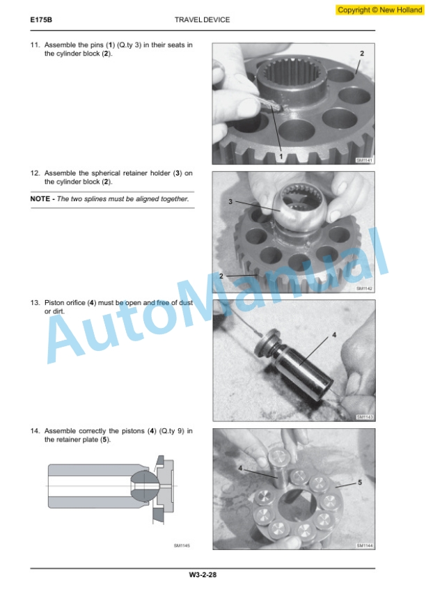 New Holland E175B, E195B ROPS Tier III Crawler Excavator Workshop Manual 87690582A 5 New Holland E175B, E195B ROPS Tier III Crawler Excavator Workshop Manual 87690582A-5