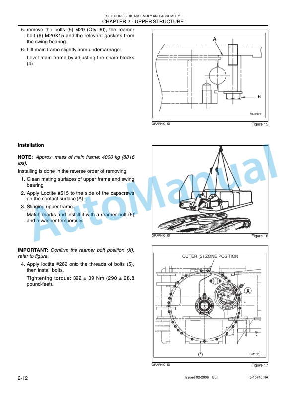 New Holland E175B Tier 3 Crawler Excavator Repair Manual 87634783NA 4 New Holland E175B Tier 3 Crawler Excavator Repair Manual 87634783NA-4