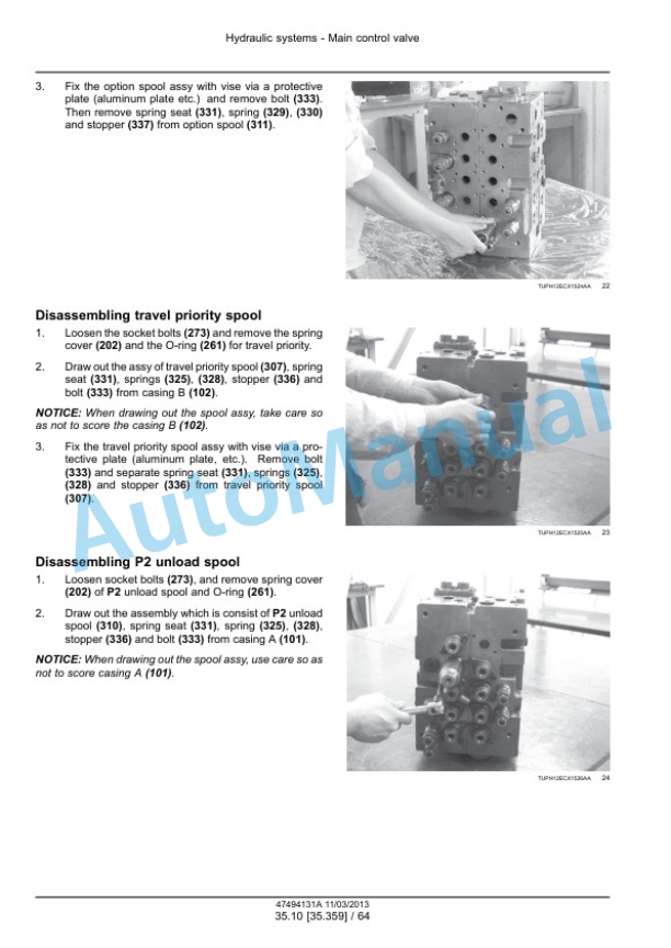 New Holland E175C Crawler Excavator Service Manual 47494131A 3 New Holland E175C Crawler Excavator Service Manual 47494131A-3
