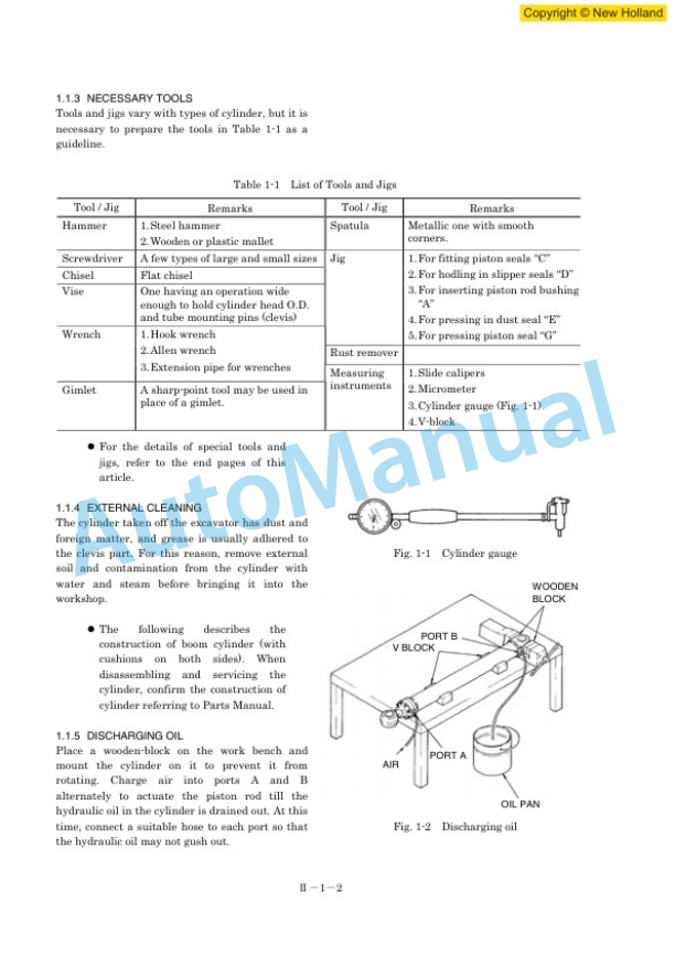 New Holland E200SR Excavator Workshop Manual 60413431 3 New Holland E200SR Excavator Workshop Manual 60413431-3