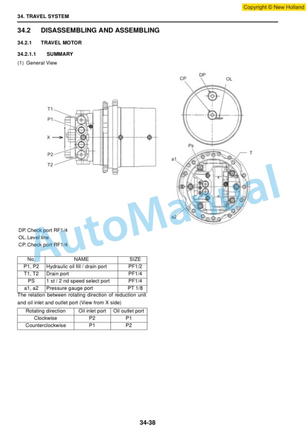 New Holland E20.2SR, E22.2SR, E27.2SR Hydraulic Excavator Workshop Manual 60413401 4 New Holland E20.2SR, E22.2SR, E27.2SR Hydraulic Excavator Workshop Manual 60413401 - Image 4
