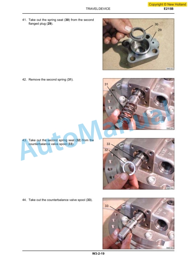 New Holland E215B, E245B Excavator Workshop Manual 87677762A 5 New Holland E215B, E245B Excavator Workshop Manual 87677762A-5