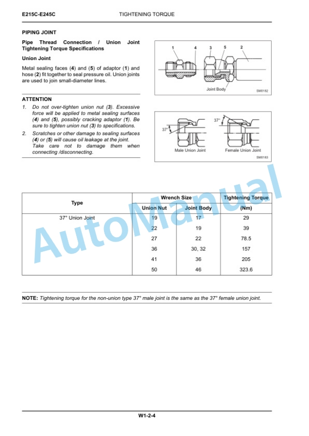 New Holland E215C, E245C Crawler Excavator Service Manual 47399290A 4 New Holland E215C, E245C Crawler Excavator Service Manual 47399290A - Image 4