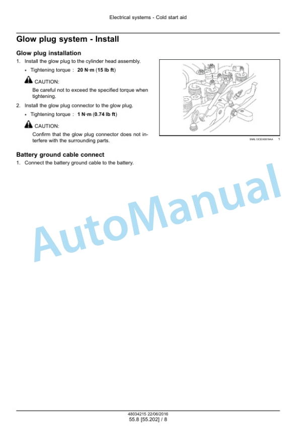 New Holland E215C EVO Crawler Excavator Service Manual 48034215 5 New Holland E215C EVO Crawler Excavator Service Manual 48034215 - Image 5