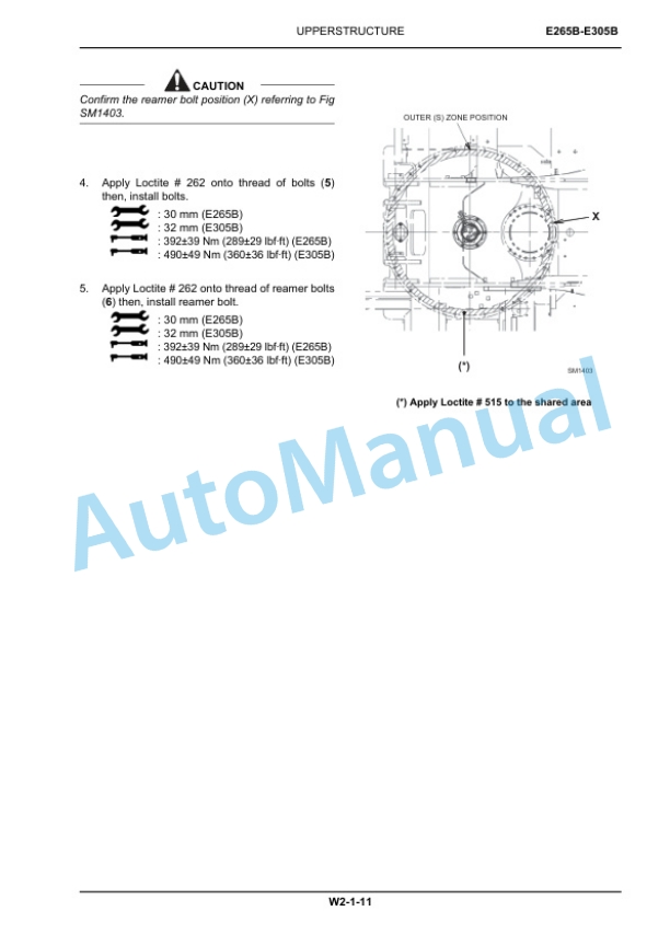 New Holland E265B, E305B ROPS Tier III Crawler Excavator Service Manual 84392423A 4 New Holland E265B, E305B ROPS Tier III Crawler Excavator Service Manual 84392423A-4