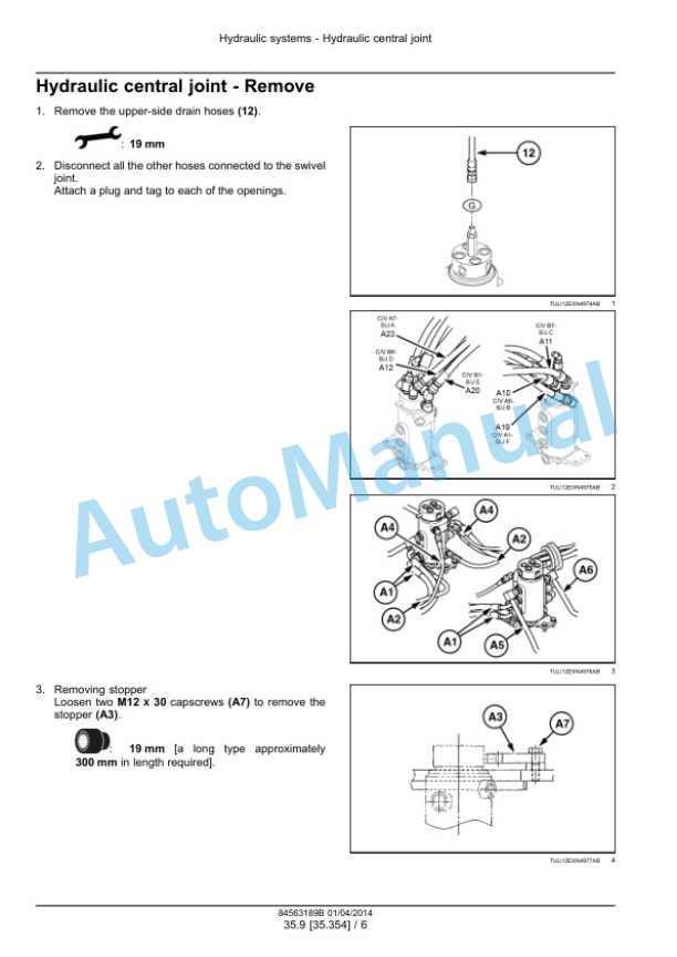 New Holland E26B SR, E29B SR Mini Excavator Service Manual 84563189B 4 New Holland E26B SR, E29B SR Mini Excavator Service Manual 84563189B - Image 4