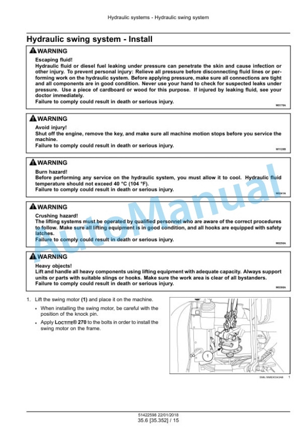 New Holland E26C Mini Excavator Service Manual 51422598 3 New Holland E26C Mini Excavator Service Manual 51422598 - Image 3