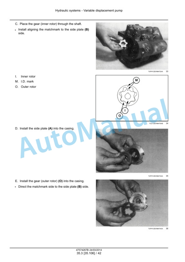 New Holland E35B SR, E39B SR Mini Excavator Service Manual 47574267B 3 New Holland E35B SR, E39B SR Mini Excavator Service Manual 47574267B - Image 3