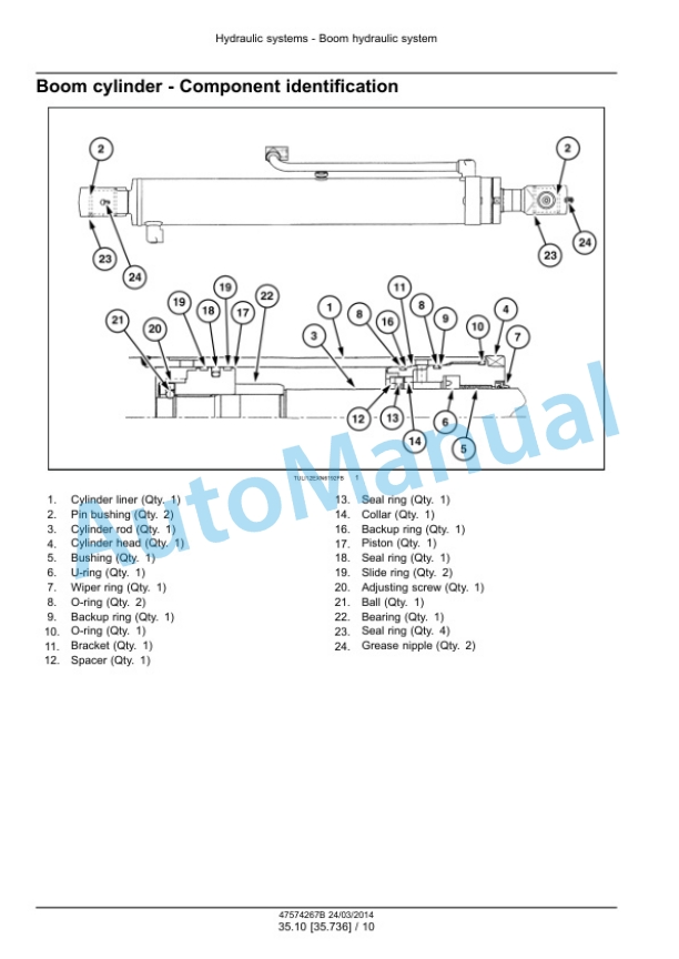 New Holland E35B SR, E39B SR Mini Excavator Service Manual 47574267B 4 New Holland E35B SR, E39B SR Mini Excavator Service Manual 47574267B - Image 4