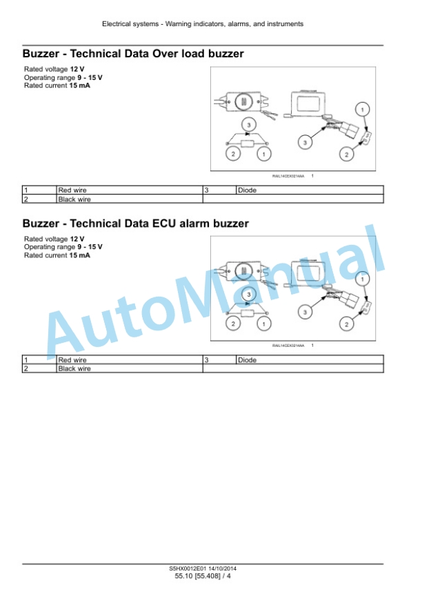 New Holland E35B Tier 3 Compact Hydraulic Excavator Service Manual S5HX0012E01 4 New Holland E35B Tier 3 Compact Hydraulic Excavator Service Manual S5HX0012E01 - Image 4