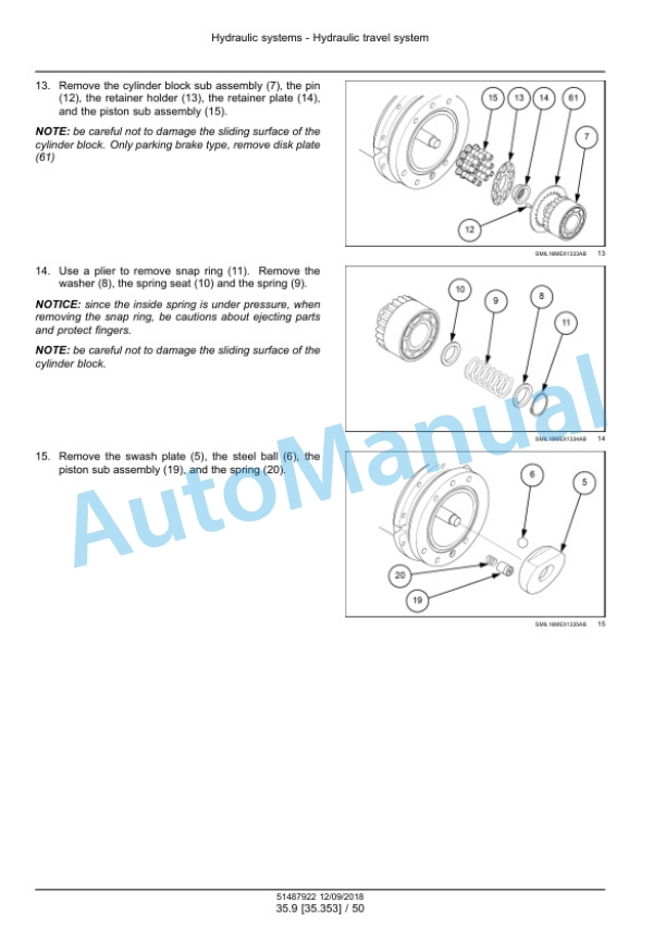 New Holland E37C Mini Excavator Service Manual 51487922 3 New Holland E37C Mini Excavator Service Manual 51487922 - Image 3