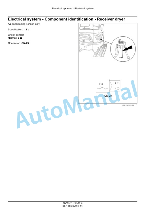 New Holland E37C Mini Excavator Service Manual 51487922 4 New Holland E37C Mini Excavator Service Manual 51487922 - Image 4