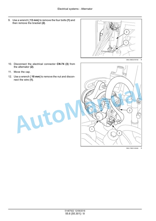 New Holland E37C Mini Excavator Service Manual 51487922 5 New Holland E37C Mini Excavator Service Manual 51487922 - Image 5