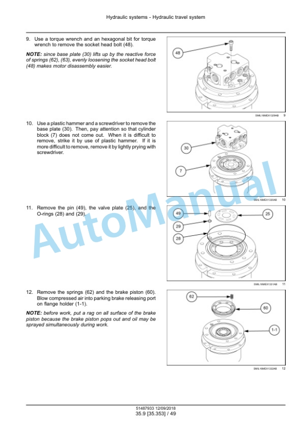 New Holland E37C Mini Excavator Service Manual 51487933 3 New Holland E37C Mini Excavator Service Manual 51487933 - Image 3