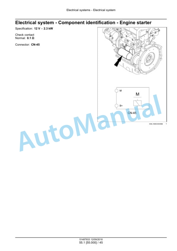 New Holland E37C Mini Excavator Service Manual 51487933 4 New Holland E37C Mini Excavator Service Manual 51487933 - Image 4