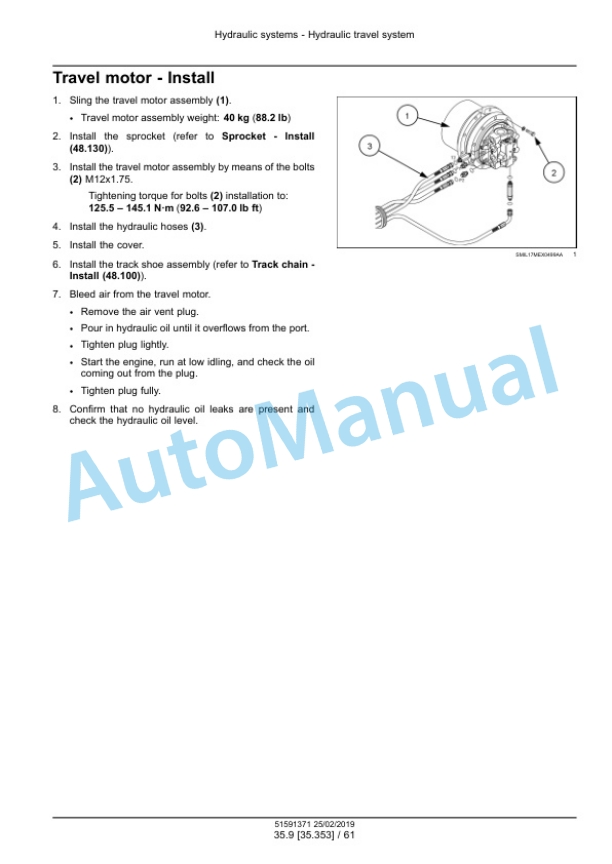 New Holland E37C Mini Excavator Service Manual 51591371 3 New Holland E37C Mini Excavator Service Manual 51591371 - Image 3