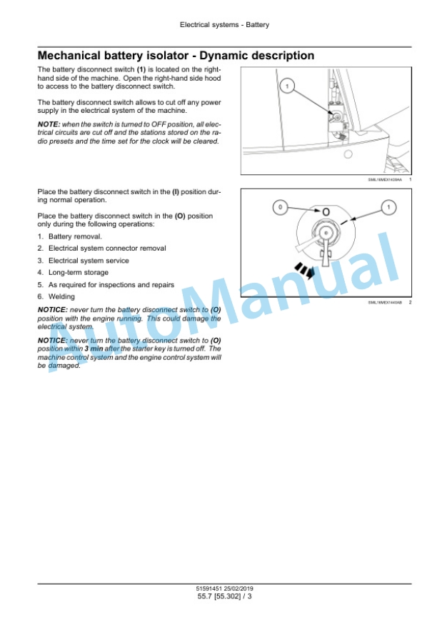 New Holland E37C Mini Excavator Service Manual 51591451 5 New Holland E37C Mini Excavator Service Manual 51591451 - Image 5