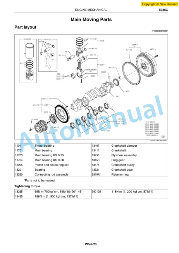 New Holland E385C Hino Diesel Engine J08E-TM Service Manual 47391168A 3 New Holland E385C Hino Diesel Engine J08E-TM Service Manual 47391168A-3