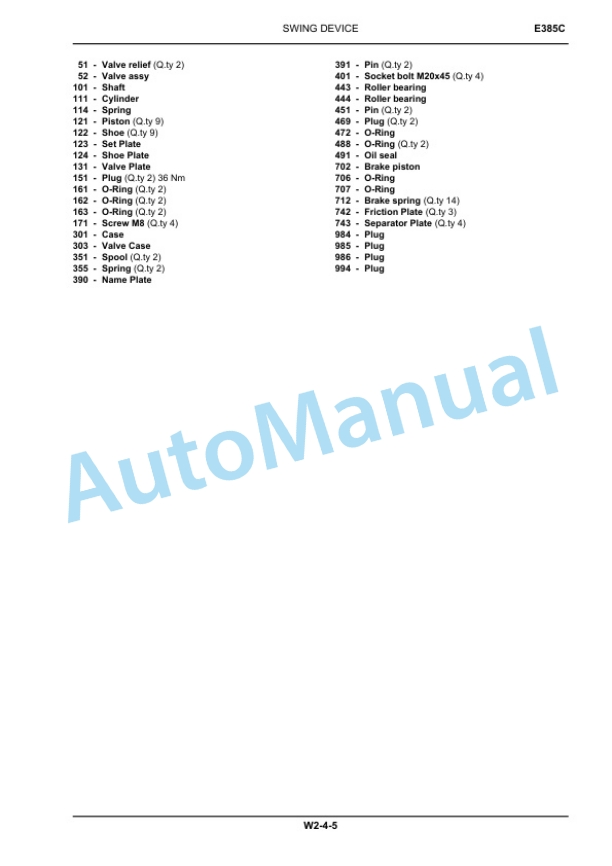 New Holland E385C Tier IV Crawler Excavator Service Manual 84527569A 5 New Holland E385C Tier IV Crawler Excavator Service Manual 84527569A-5
