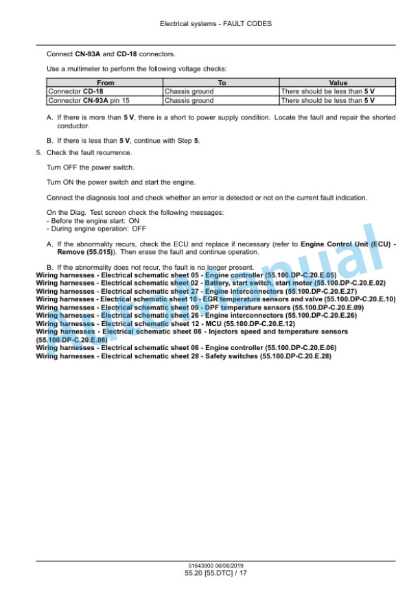 New Holland E57C Mini Excavator Service Manual 51643900 5 New Holland E57C Mini Excavator Service Manual 51643900 - Image 5
