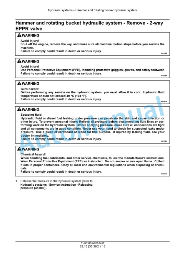 New Holland E57C Mini Excavator Service Manual 51643915 3 New Holland E57C Mini Excavator Service Manual 51643915 - Image 3