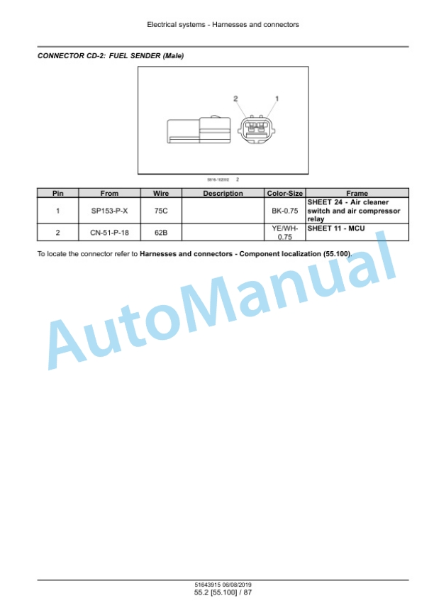 New Holland E57C Mini Excavator Service Manual 51643915 4 New Holland E57C Mini Excavator Service Manual 51643915 - Image 4