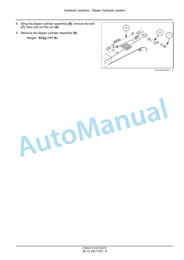 New Holland E60C Mini Excavator Service Manual 51663415 3 New Holland E60C Mini Excavator Service Manual 51663415 - Image 3