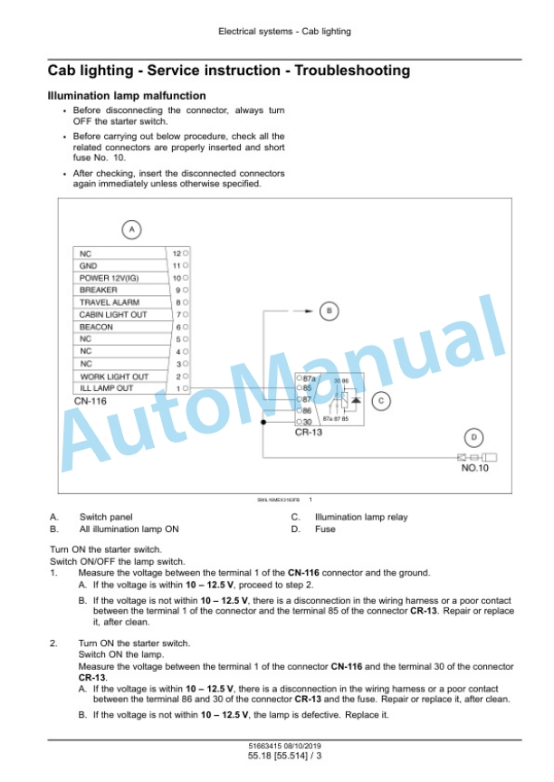 New Holland E60C Mini Excavator Service Manual 51663415 5 New Holland E60C Mini Excavator Service Manual 51663415 - Image 5
