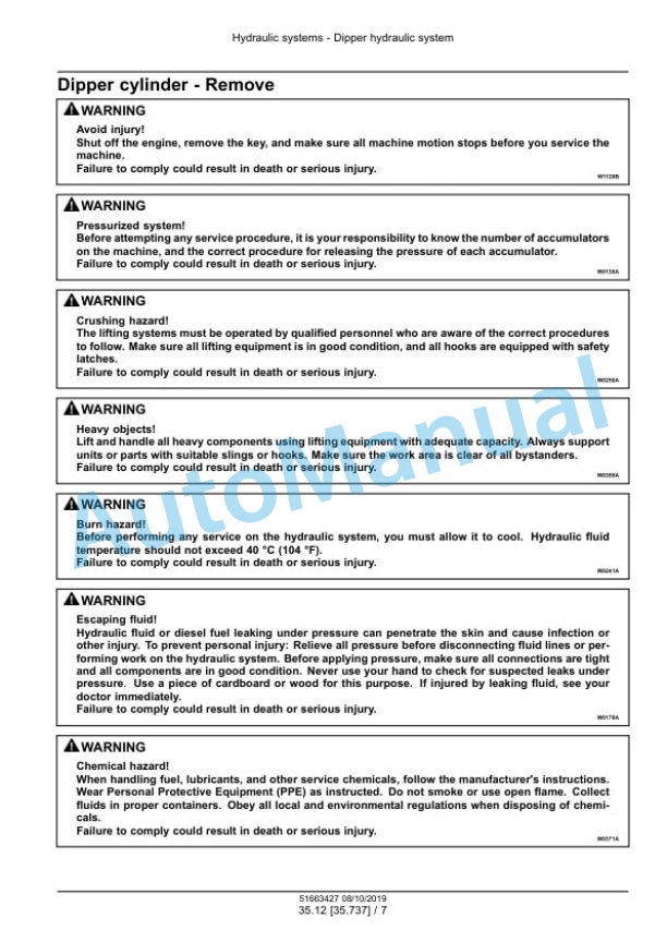 New Holland E60C Mini Excavator Service Manual 51663427 3 New Holland E60C Mini Excavator Service Manual 51663427 - Image 3