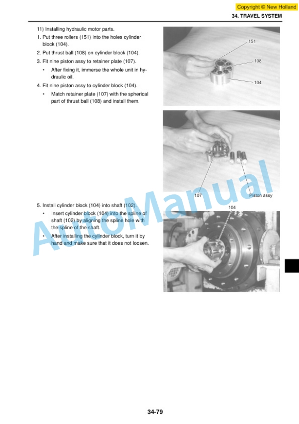 New Holland E70SR Excavator Workshop Manual 60413416 4 New Holland E70SR Excavator Workshop Manual 60413416 - Image 4