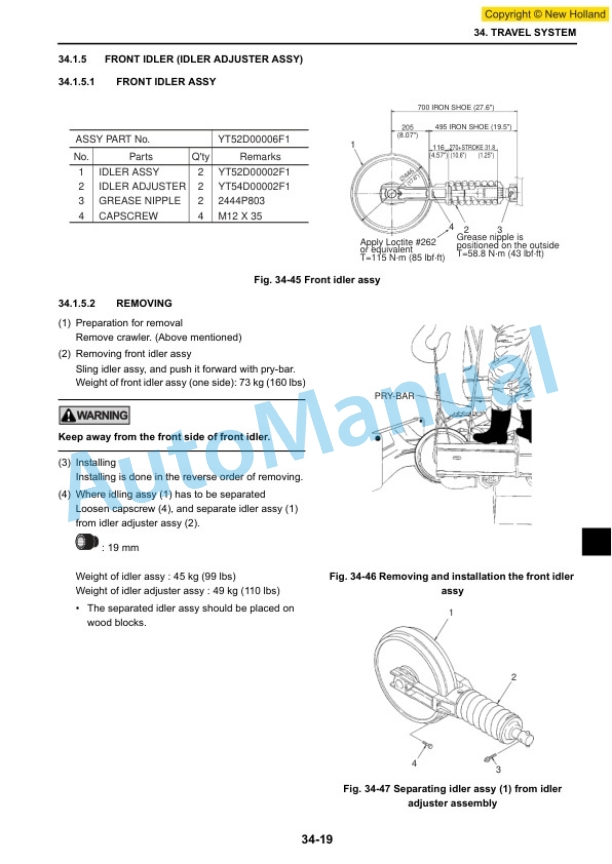 New Holland E80BMSR Service Manual 87483766A 4 New Holland E80BMSR Service Manual 87483766A - Image 4