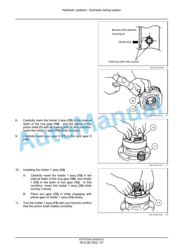 New Holland E85CMSR Midi Excavator Service Manual 47516729A 2 New Holland E85CMSR Midi Excavator Service Manual 47516729A-2