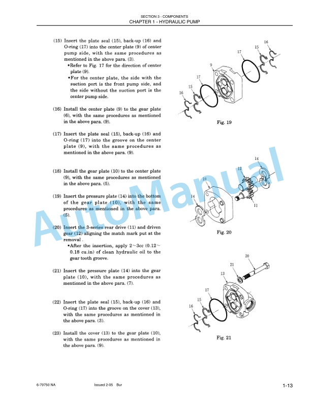 New Holland EH15 Hydraulic Excavator Shop Manual 6-79880NA 4 New Holland EH15 Hydraulic Excavator Shop Manual 6-79880NA-4