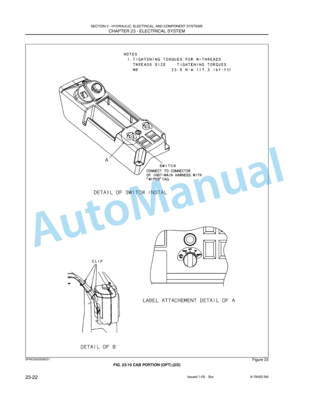 New Holland EH30.B, EH35.B Hydraulic Excavator Shop Manual 6-78350NA 2 New Holland EH30.B, EH35.B Hydraulic Excavator Shop Manual 6-78350NA-2